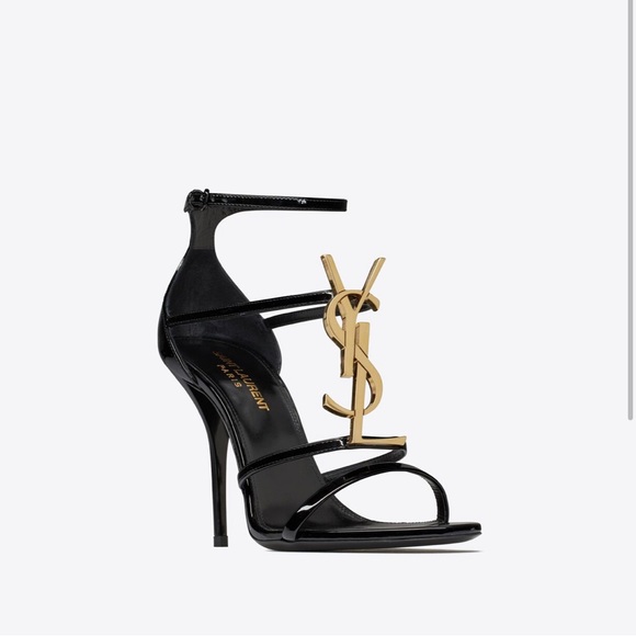 Yves Saint Laurent Shoes - YSL HEEL CASSANDRA SANDALS IN PATENT LEATHER